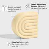 Coconut Repair Conditioning Bar/Mask for Dry Damaged Hair