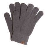 Solid Soft + Cozy Gloves in Gray