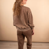 All Day Comfort Cropped Sweatpants in Mocha