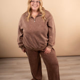 All Day Comfort Full-Length Sweatpants in Coffee