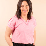 Always in Bloom V-Neck Top