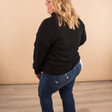 Vervet High Rise Frayed Hem Flare Jean