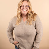 Brynn Henley Sweater in Beige