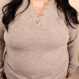 Brynn Henley Sweater in Beige