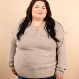 Brynn Henley Sweater in Beige