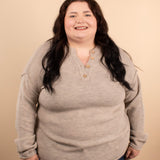 Brynn Henley Sweater in Beige