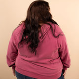 Cozy Core Hoodie in Berry