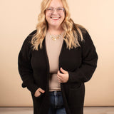 Crisp Morning Cardigan in Black