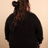 Crisp Morning Cardigan in Black