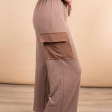 Crop it Cozy Pants in Cocoa