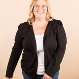 Desiree Black Relaxed Blazer