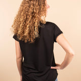 Easy Breezy Top in Deep Charcoal