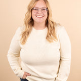 Evelyn Sweater in Ivory