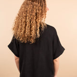 Everyday Edge Top in Black