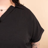 Everyday Edge Top in Black