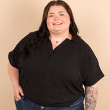 Everyday Edge Top in Black