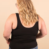 Everyday Essential Ribbed Tank in Black