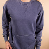 Lakeside Lounger Pocket Pullover in Navy (Set-Crewneck Only)