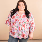 Lavender Luxe 3/4 Length Sleeve Top