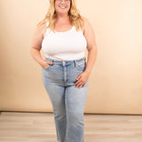 Lovervet Raw Hem High Rise Kick Flare Jeans