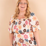 Sunlit Blooms Midi Dress