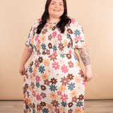 Sunlit Blooms Midi Dress
