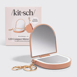 Terracotta Compact Mirror Keychain - K & Company