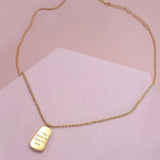 To the Moon + Back Necklace