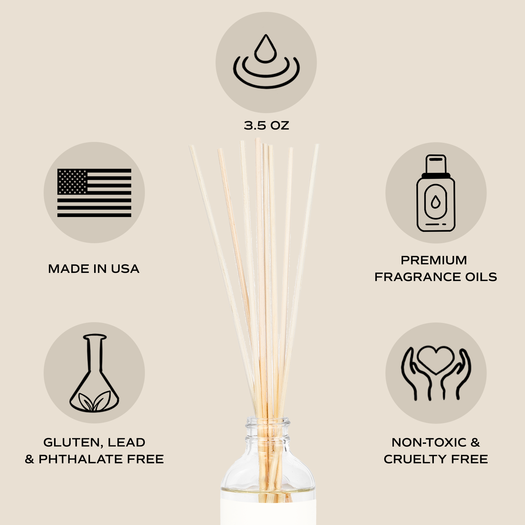 Warm and Cozy Reed Diffuser - K & Company