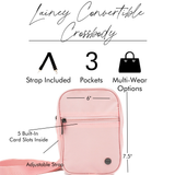 Lainey Convertible Multi-Wear Travel Crossbody - Dark Stone Grey