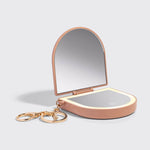 Terracotta Compact Mirror Keychain - K & Company