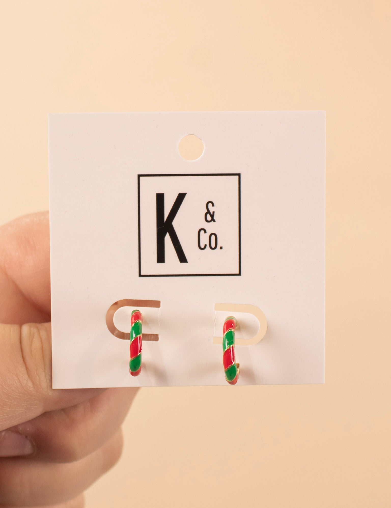 Holiday Hoop Earrings