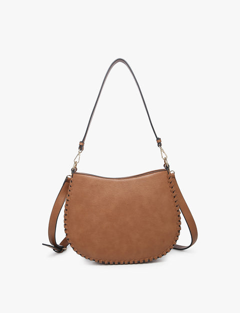 Raquel Whipstitch Trim Saddle Bag