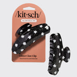 Recycled Plastic Glitter Claw Clip - Ghosts - K & Company