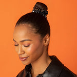 Ruched Satin Scrunchies 5pc Set - Ghosts & Pumpkins - K & Company