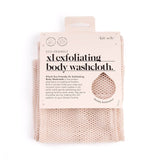 XL Exfoliating Body Washcloth - Blush