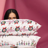 The Grinch x Kitsch Satin Pillowcase in Cindy Lou Who - King