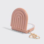 Terracotta Compact Mirror Keychain - K & Company