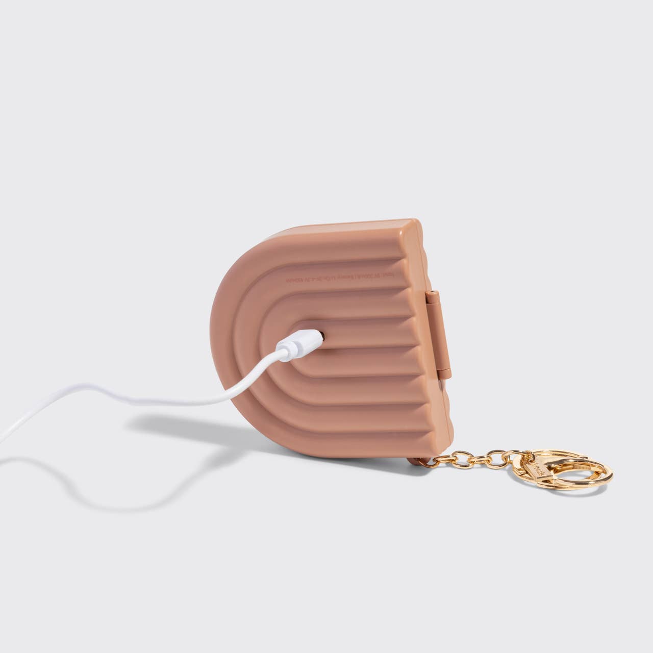Terracotta Compact Mirror Keychain - K & Company