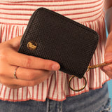 Zip Around Wallet - Black