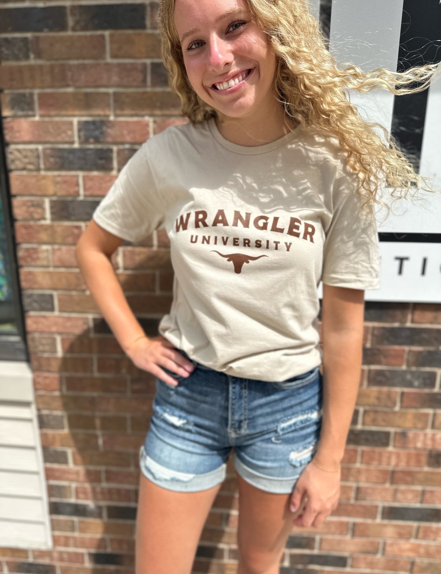 Wrangler University Western Graphic Tee - K & Company