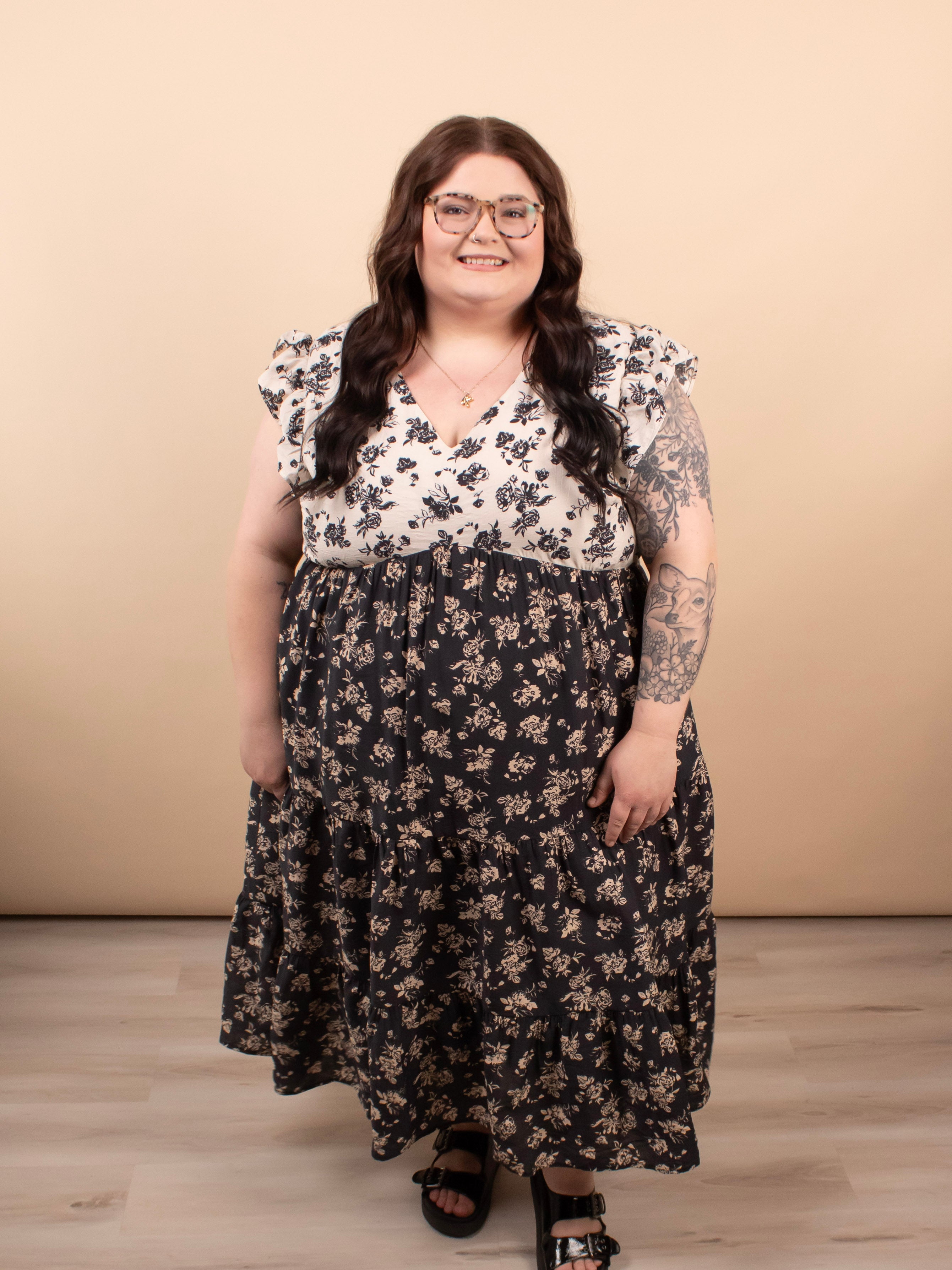 Adeline Floral Tiered Maxi Dress - K & Company