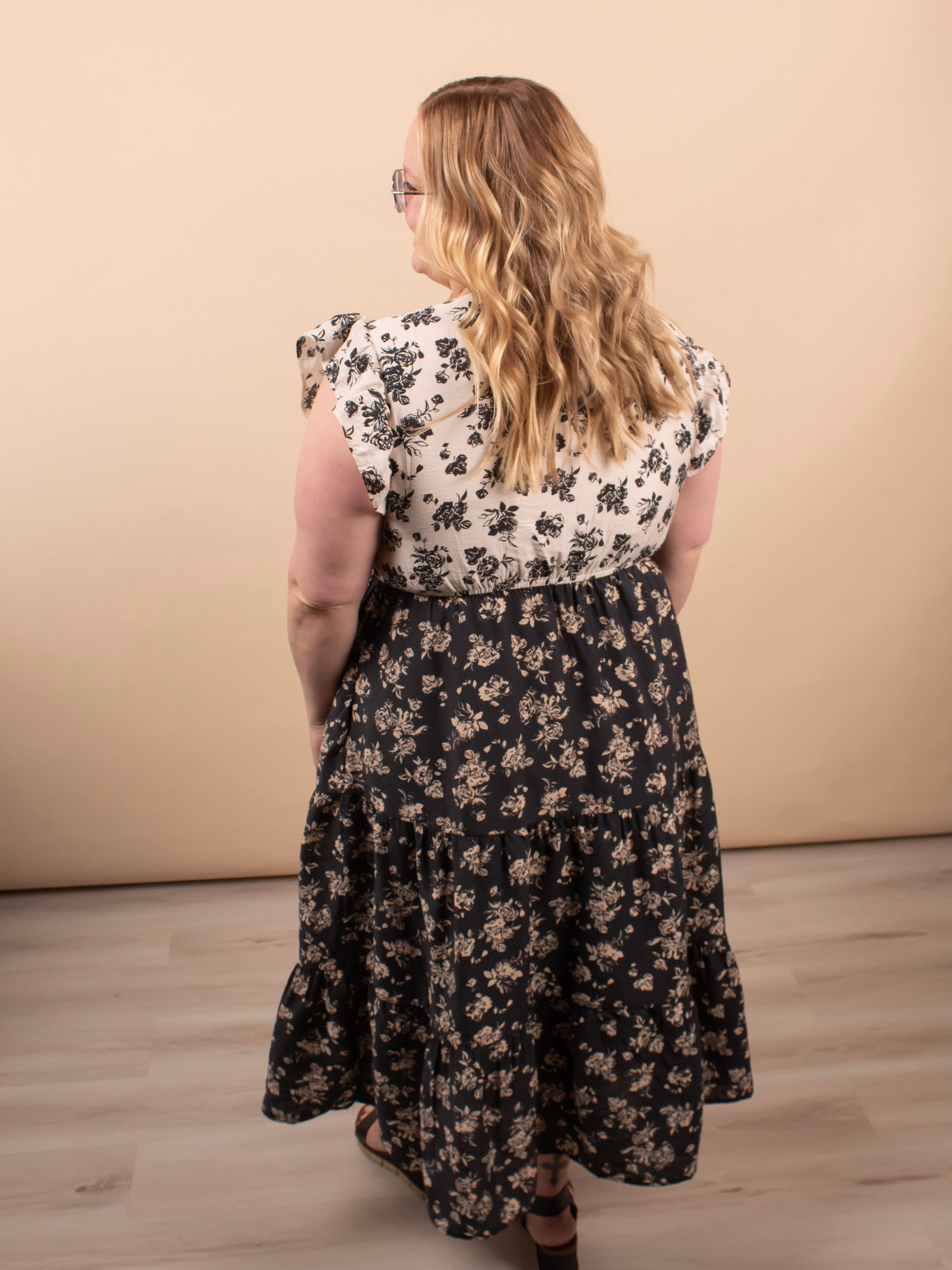 adeline maxi dress Adeline Floral Tiered Maxi Dress