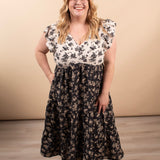 Adeline Floral Tiered Maxi Dress - K & Company