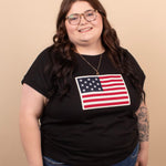All-American Flag Tee – Black - K & Company