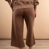 All Day Comfort Cropped Sweatpants in Mocha