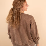 All Day Comfort Oversized Pullover in Mocha