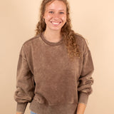 All Day Comfort Oversized Pullover in Mocha