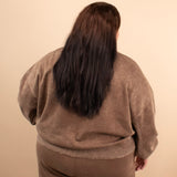 All Day Comfort Oversized Pullover in Mocha
