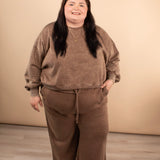 All Day Comfort Oversized Pullover in Mocha